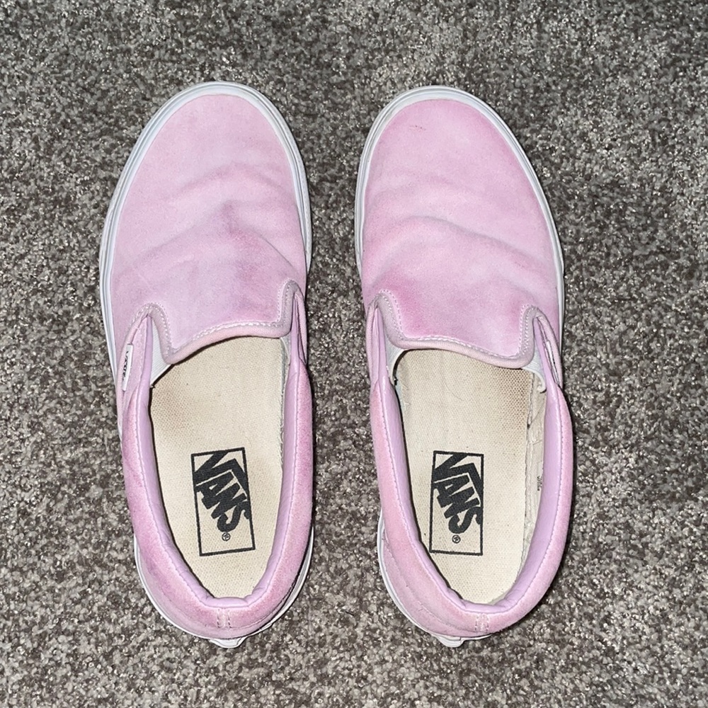Womens pink vans size 8.5